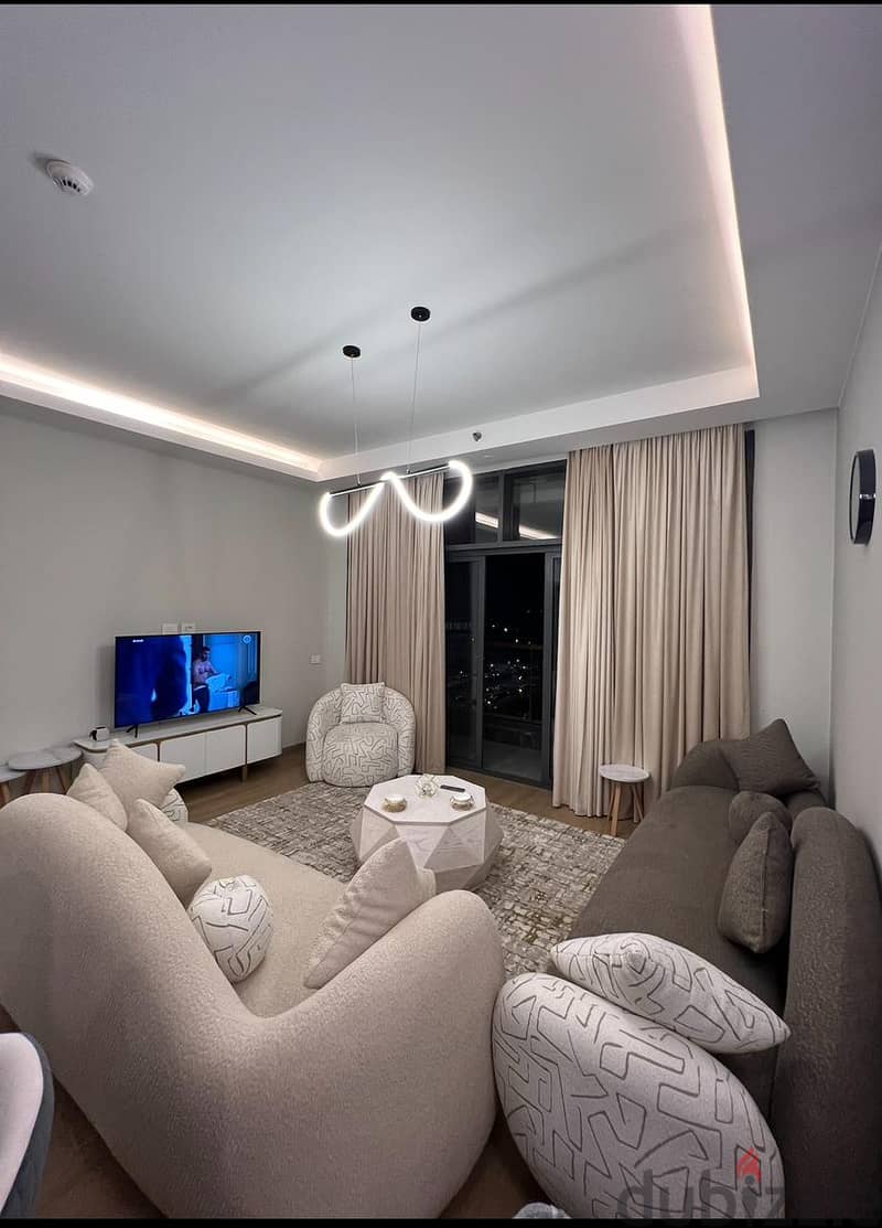 luxury apartment furnished for rent sheikh zayed marakez tower aeon 3
