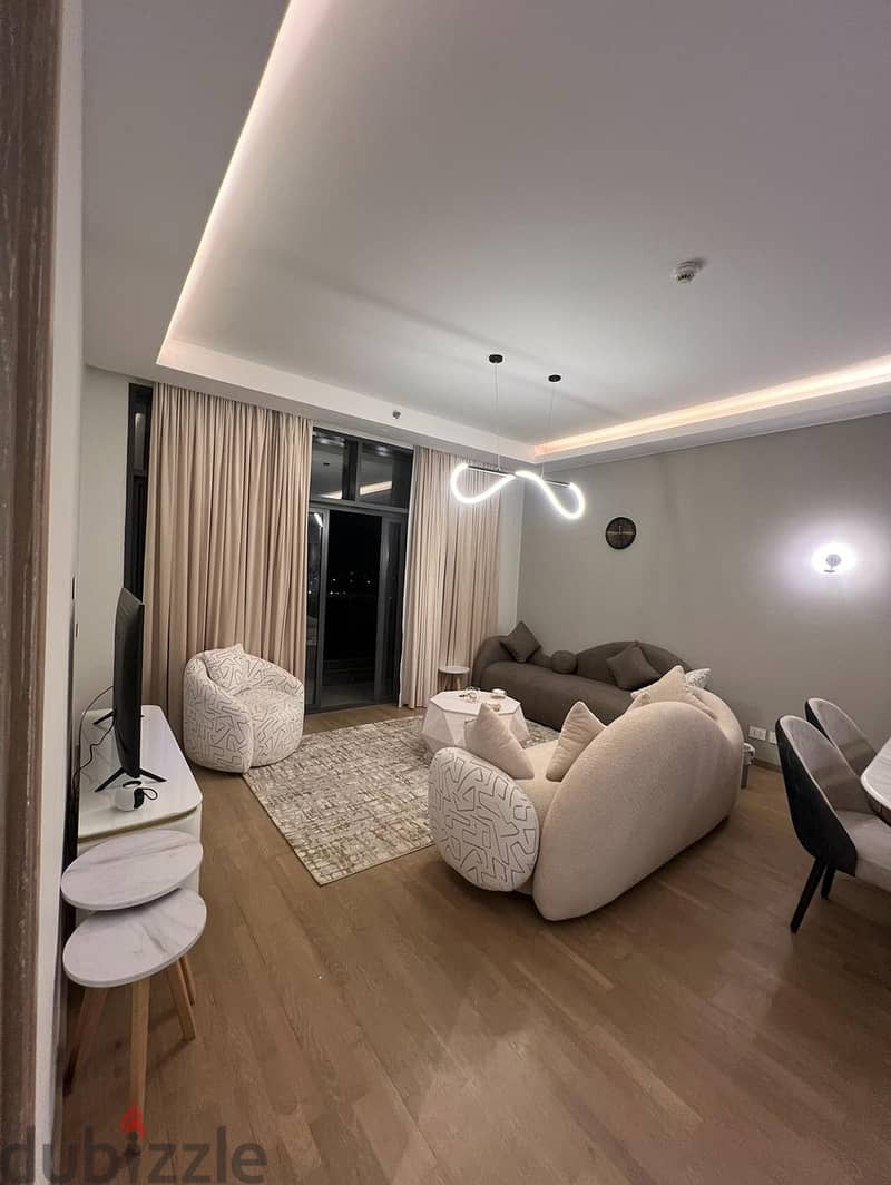 luxury apartment furnished for rent sheikh zayed marakez tower aeon 4