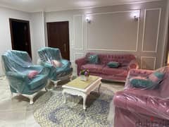 Furnished duplex for rent in Ashrafyah compound ( Ultra super deluxe )