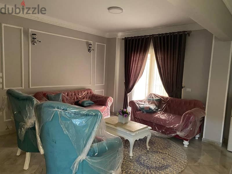 Furnished duplex for rent in Ashrafyah compound ( Ultra super deluxe ) 2