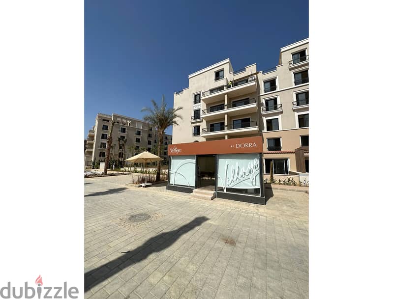 شقة للبيع 3 غرف بحديقة متشطبة للبيع في الشيخ زايد بتسهيلات 6