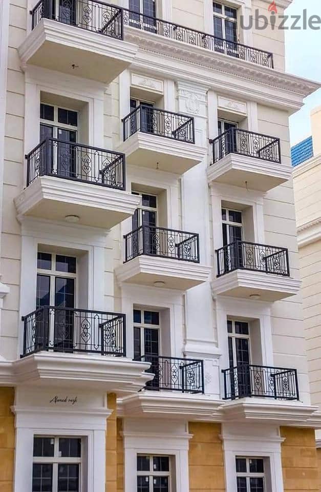 finished apartment 197m for sale on Bahri Road in the Latin Quarter New Alamein City 2