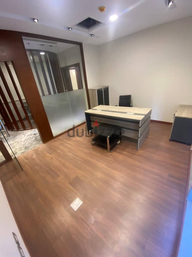 Furnished administrative office - first rent - 155 m - Arabella Plaza - Fifth Settlement ARABELLA plaza office 2
