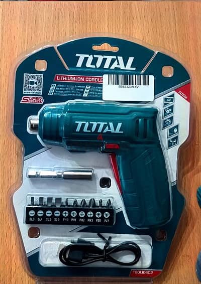 توتال مفك بطارية Total power Screwdriver