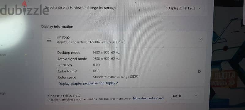 HP monitor elitedisplay E202 IPS 20.5 inch ارخص اي ب س في مصر 4