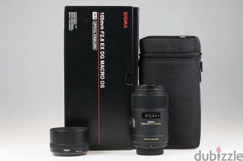 Sigma Macro lens 105 mm for Nikon f/2.8 EX DG OS HSM 6
