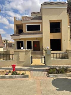 S villa 239m for sale at sarai new cairo  installments over 8 years
