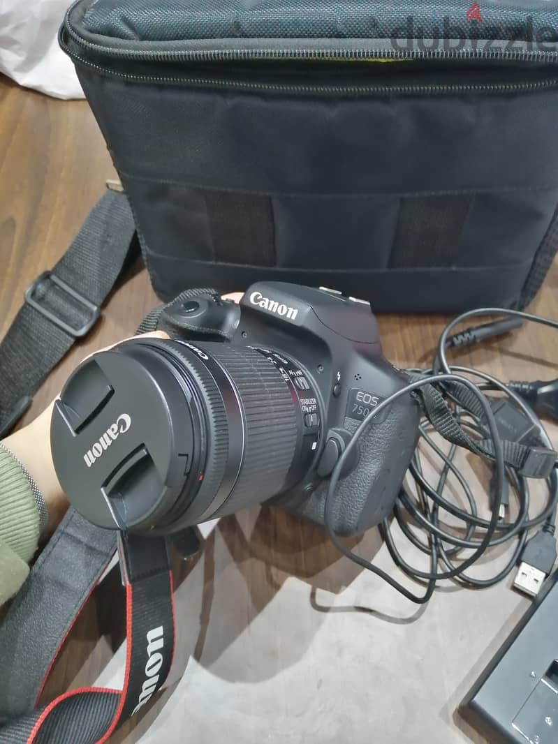 Canon 750d like new كاميرا كانون ٧٥٠ دي 2