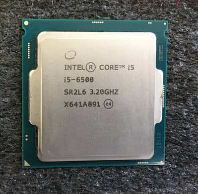 بروسيسور جيل سادس proccessor I5 6500 intel مبرد مجانى