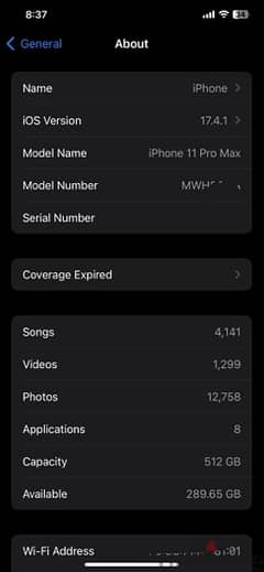 iPhone 11 pro max 512 GB (Gold)