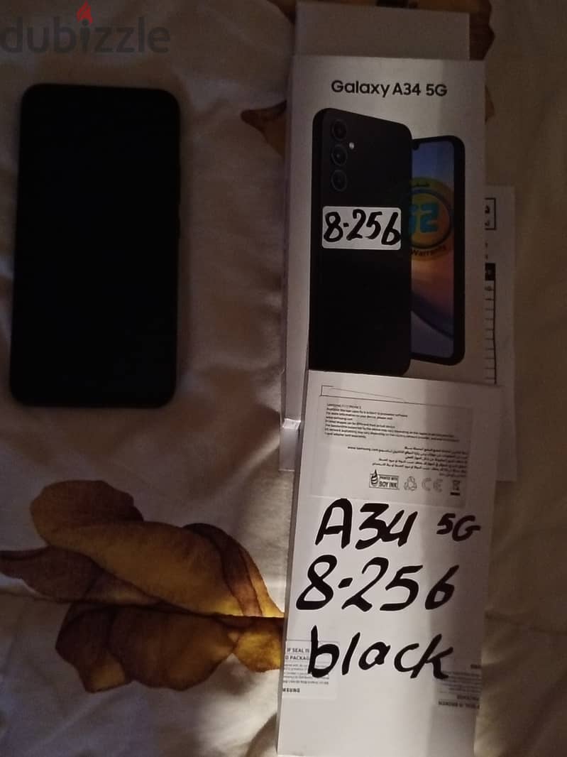 Samsung A34 / 256 GB,5G / 8 Ram 3
