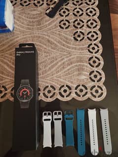 samsung watch 5 pro with 4 new straps from uae