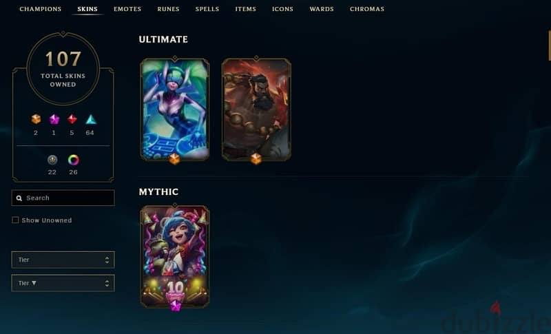 League of legends account for sell 1