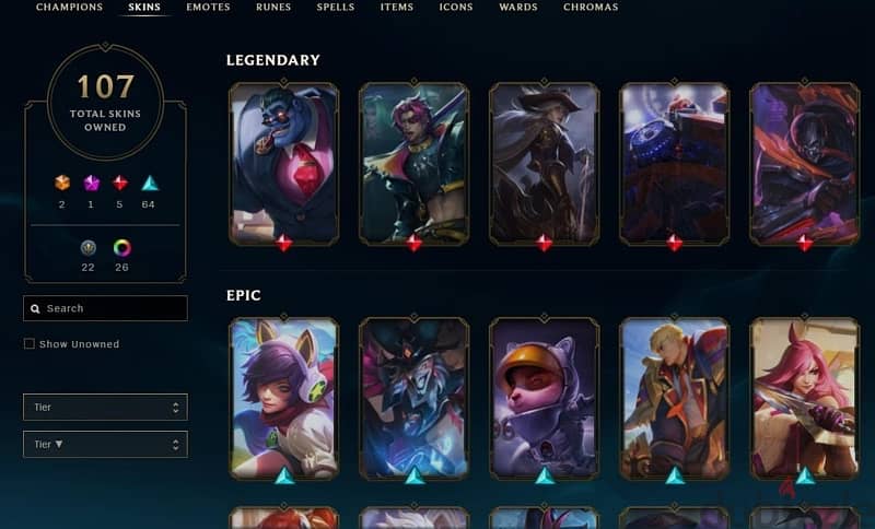 League of legends account for sell 3