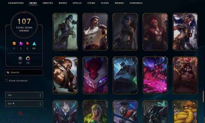 League of legends account for sell 4