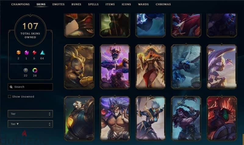 League of legends account for sell 8