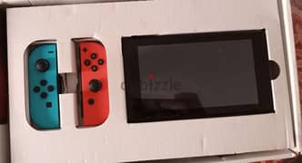 Nintendo switch blue and red used like new with the box