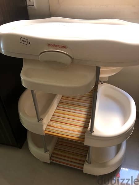 Mothercare Diaper Changing Station - Built-in tub and wheels 2