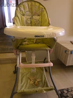 Gracco swiftfold high chair كرسي اطفال