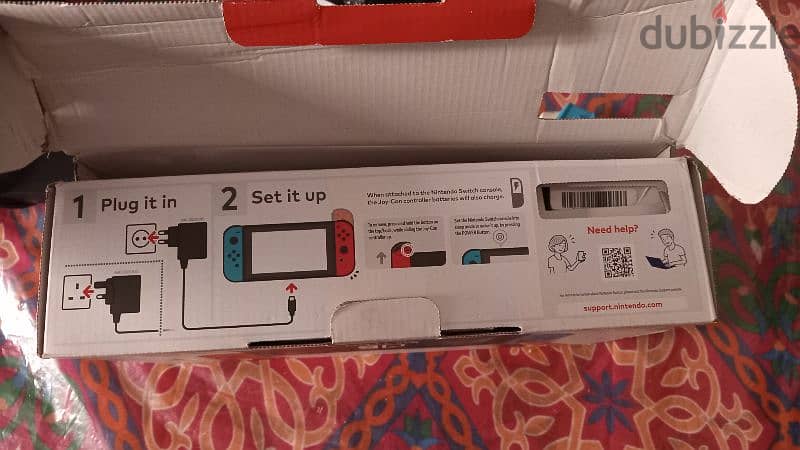 Nintendo switch blue and red 3