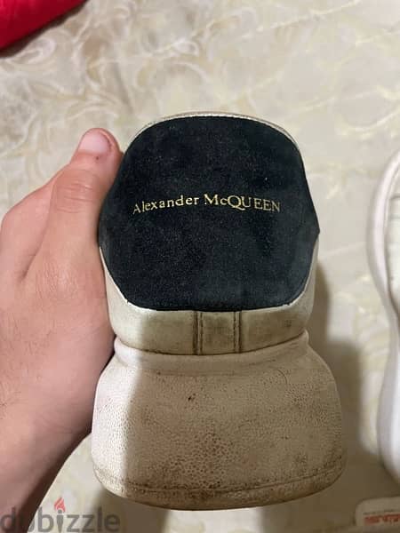Alexander McQueen ORIGINAL shoes with small cut can be fixed / size 45 2