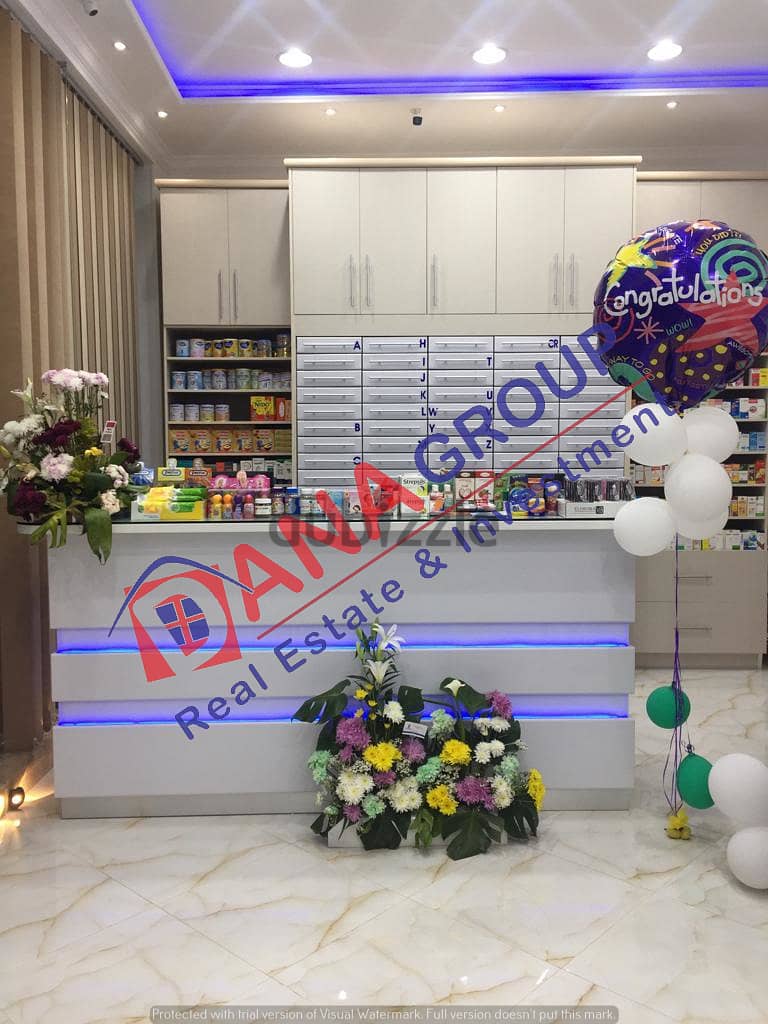 Pharmacy for sale, 51 meters, inside Beverly Hills, Sheikh Zayed 1