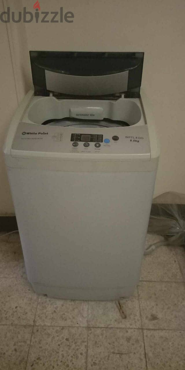غسالة وايت بوينت 8 كيلو فول اوتوماتيك White Point 8kg washing machine 1