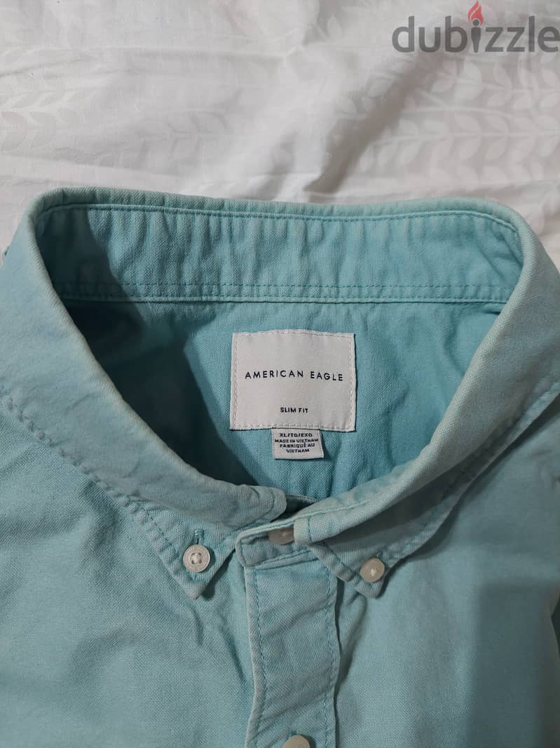 American Eagle used slim fit shirt , size XL 1