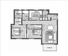 Apartment finished in sodic east with DP 5%intsllments till 8 year