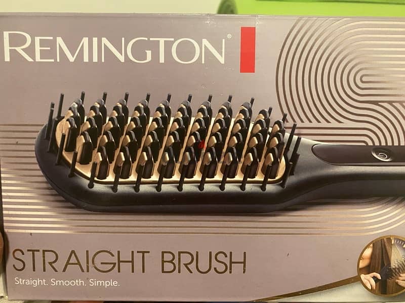 straightener brush remington brand 1
