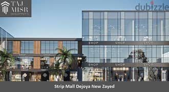 محل 48 متر في الشيخ زايد بالقسط على 9 سنوات في Dejoya Strip Mall Plaza 0