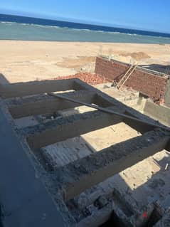 For sale beach front villa with basement, Garden, Roof in Jamaran Sahl Hasheesh Red  Sea Egypt 0