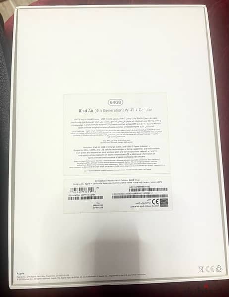 Apple iPad Air 4 WiFi +cellular 64 G 2