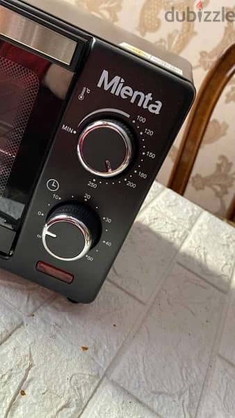 فرن كهربائي من ميانتا 9 لتر، 800 واط، اسود Mienta - electric oven 1