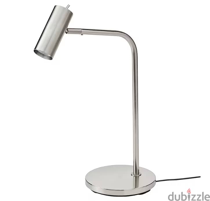 IKEA VIRRMO Work lamp, nickel-plated ايكيا مصباح مكتب 0