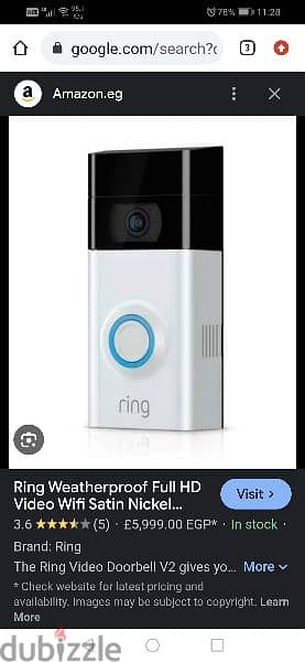 Ring camera doorbell 1