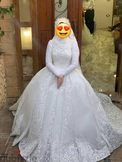 فستان زفاف تركي باقل من ربع الثمن 0
