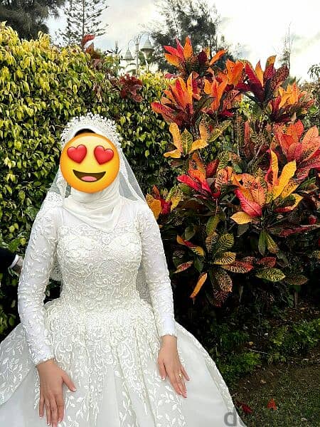 فستان زفاف تركي باقل من ربع الثمن 1