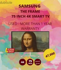 Samsung The Frame 75 inch 4k Smart TV