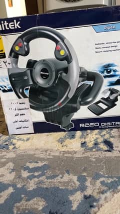 Saitek R220 Digital Steering Wheel and Pedals