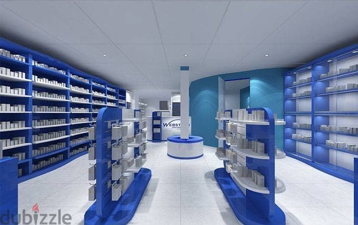 A pharmacy at a snapshot price in the Al-Jarbi area, serving a densely populated area with a 10% discount, Bamez Location and the strongest developer 4