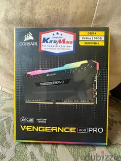 Corsair Vengeance RGB PRO DDR4 2x8GB (16GB) 3600MHz RAM CL18