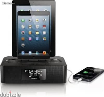 iPhone Apple accessories .  . Philips. . . ستريو ومنبه للايفون والاباد