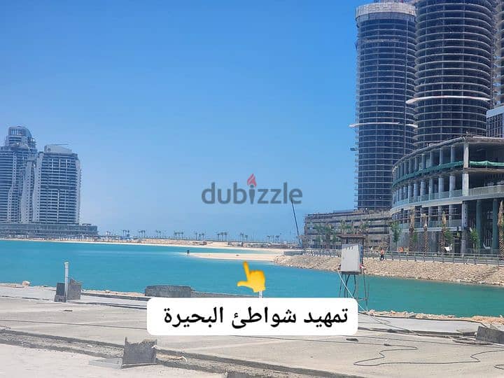 Apartment for sale, immediate receipt, in the Latin Quarter, New Alamein City, fully finished, 166 meters, clear sea view                            . 1