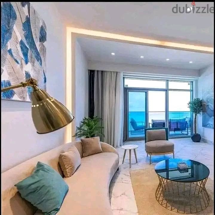 Apartment for sale, immediate receipt, in the Latin Quarter, New Alamein City, fully finished, 166 meters, clear sea view                            . 4