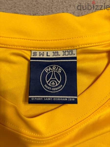 PARIS SAINT GERMAIN YELLOW T-shirt number 29 for “mbappe” 2