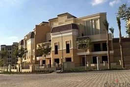S Villa for sale 212m in New Cairo Sarai with installments فيلا للبيع 212م باقساط في القاهرة الجديدة سراي S