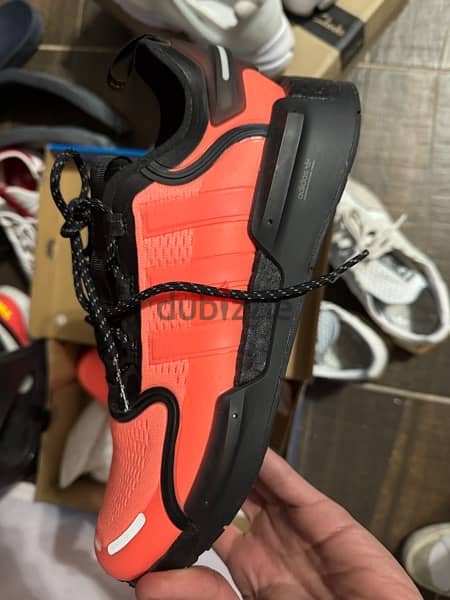 Adidas NMD V3 Shoes - Black x Orange 1