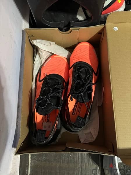 Adidas NMD V3 Shoes - Black x Orange 2