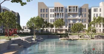 120 sqm apartment + 51 sqm private garden in Rivers Compound in Sheikh Zayed Down payment of 320,650 , 10% discount for a limited time 0